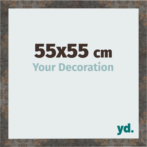 yd. - Cadre photo 55x55 - Metal Oxyde - MDF - Bologna