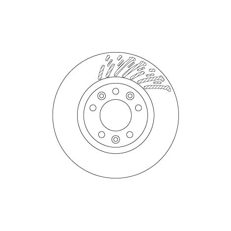 Disque HAM Citroën Berlingo 18 avant G/D ventilé