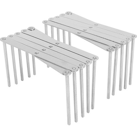 Lot de 2 supports pour couvercles de casseroles, organisateur, planche à découper, égouttoir à vaisselle --- (1/5)