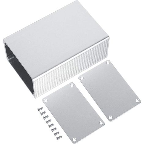Boîtier Électronique en Aluminium Boîte de Projet 43x66x100mm pour Carte de Circuit Imprimé PCB GPRS Boîte de Jonction Dissipation Thermique (1/5)