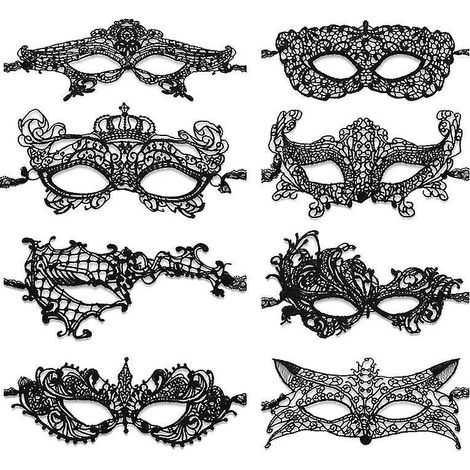 8 Halloween-Masken für Halloween-Dekorationen