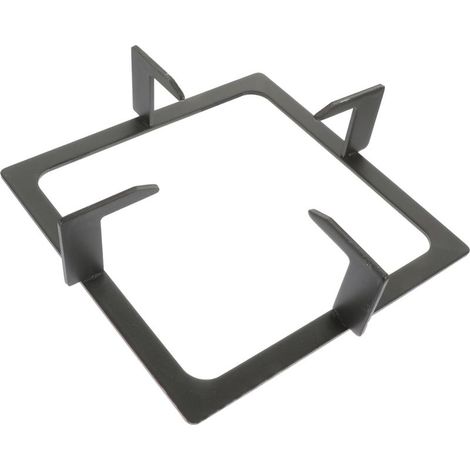 Support de Poêle en Fonte Noire Antidérapant pour Cuisinière à Gaz, Cadre Carré Robuste Design Ergonomique Cuisine (1/5)