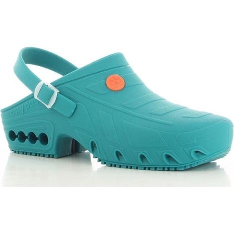 Oxypas Oxyclog ESD SRA Zoccolo da lavoro autoclavabile Verde scuro 35-36