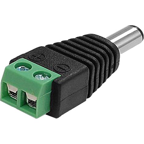 Connettore CCTV jack maschio a terminali AV adattatore 2 poli a vite