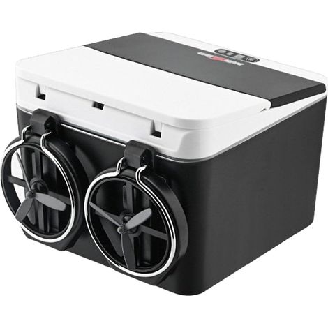 Organisateur de coffre pour voiture - Organisateur de rangement pour camion avec couvercle Boîte de rangement pour voiture sans contact avec couvercle à capteur de mouvement et porte-gobelet (1/5)
