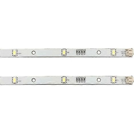 2 bandes LED pour réfrigérateur-congélateur Rongsheng Hisense Logic MDDZ-162A 1629348 (1/5)