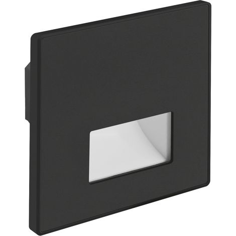 Luminaire d’escalier encastré carré noir LED CCT 1,2 W WEKTOR Struhm IP20 (1/2)