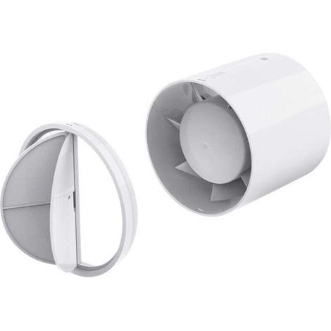 100mm Silent 12W Energy-Saving Mixed Flow Duct Fan for Bathrooms, Vents, Greenhouses, Tents (1/4)