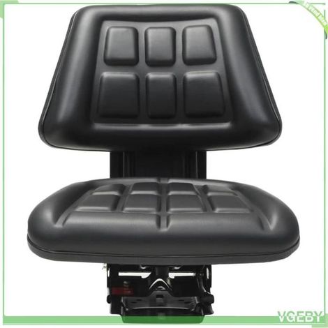 Siège de tracteur avec suspension - FAFEICY - 142316 - Noir - Suspension 60 mm - Réglable 50–130 kg (1/5)