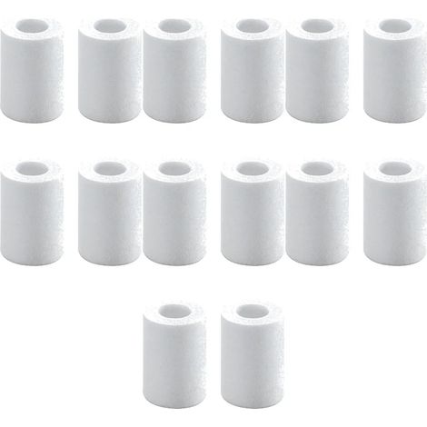 Kit de purification d'eau (14 pièces en coton PP) : filtre universel pour robinet, cuisine, salle de bain et douche, pour eau dure, filtration haute densité, coton PP (1/5)