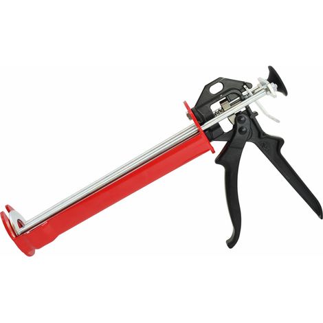 Pistola de calafateo awtools caulking gun recubierta triple varilla