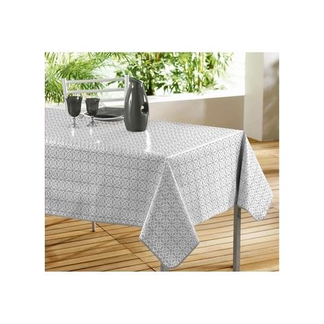 Nappe rectangle en PVC - 140 x 240 cm - Abaca - Livraison gratuite (1/3)