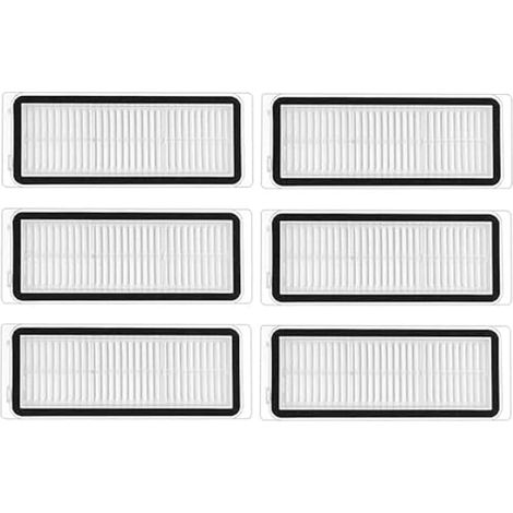 Set di 6 filtri di ricambio compatibili con Xiaomi Dreame D9 / D9 Max / D9 Pro / L10 Pro / D10s Pro / F9 Pro e Mova L600. Filtri accessori per robot aspirapolvere. (1/5)