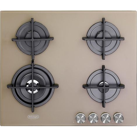 Table de cuisson De'Longhi NSL 460 T Beige Encastrable 60 cm Gaz 4 Feux