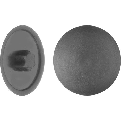 Connex Abdeckkappen Ø 16,5 mm für TX 30 Schrauben schwarz - 50 Stk. Abdeckkappen