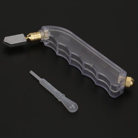 Ensemble de coupe-verre portatif en alliage avec poignée pistolet et alimentation en huile pour la découpe de carreaux de céramique