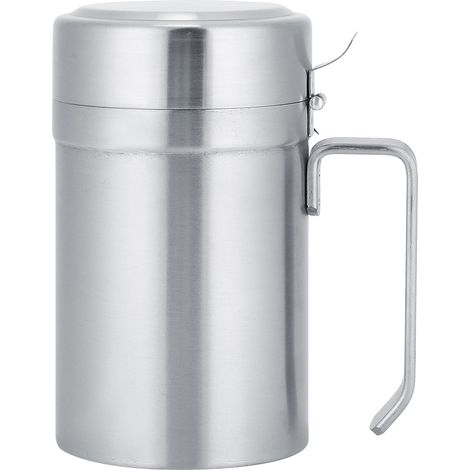 Bouteille À Huile De Cuisine - 550 Ml - Acier Inoxydable - Étanche - Pour Cuisine Maison - 1 Pièce (1/5)
