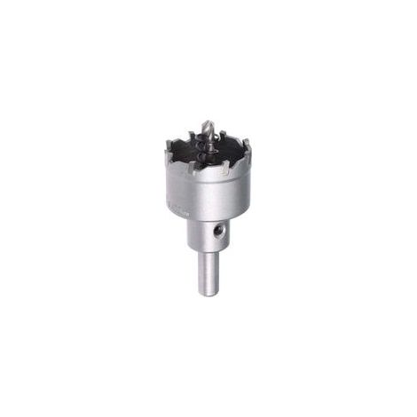 Scie Cloche Carbure Trépan Scie à Trou , XU,40mm Diamètre de Coupe pour 0.5mm3mm Acier Inox, outil pro qualité, tranchant et précis, manche antidérapant, matériaux durables