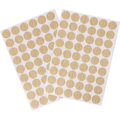 2 Feuille Chêne PC-132 Vis Trou Couvercle 21mm Diamètre 108pcs (1/4)