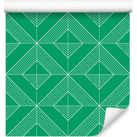 Carta da parati con rombi geometrici marini, centro del mare 50x1000 cm (1/5)