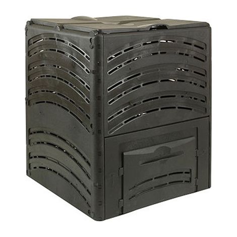 Composteur en plastique 650 litres pour jardin - (LxlxH) 800 x 800  x 1000 mm - 213004