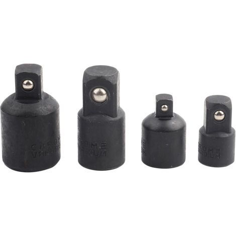 Socket Reducer, 1/2" 3/8" Wrench Adapter, 4pcs Screwdriver Converter Four Adapters Driver Tool for Various Sockets (1/5)
