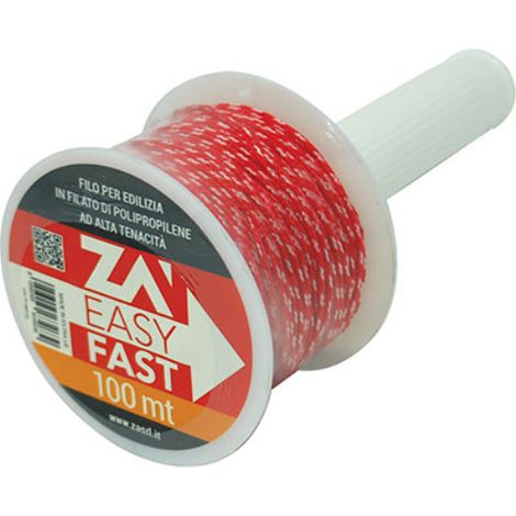 Filo edilizia bianco/rosso ppl mt 100 (15 pezzi)