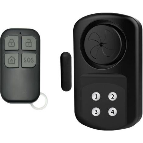 Drahtloses Alarmsystem für Zuhause – wasserdicht, 4 Modi, 140 dB, FLITI