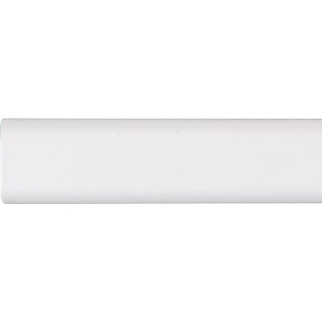 Barra per armadio ovale in metallo bianco 200cm Stor Planet