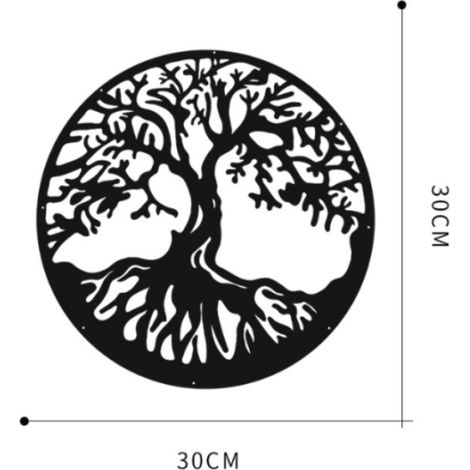 Arbre de Vie Décoration murale Logo Art pour la maison Décoration murale à suspendre h