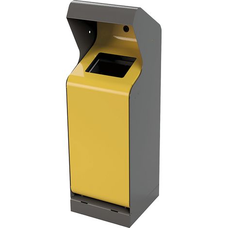 FRANKEL kaiserkraft, Poubelle d'extérieur, capacité 70 l, fer
