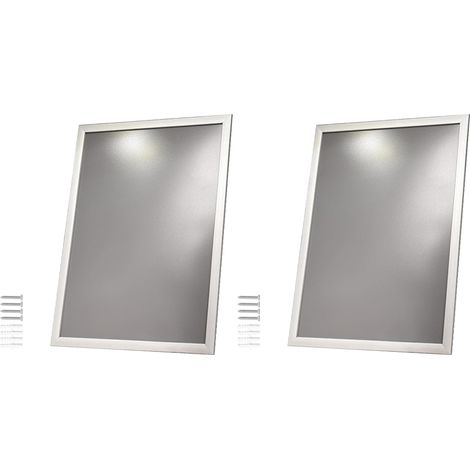 Cadre Photo Clic Clac Format A4 Épaisseur 20 mm Aluminium Lot de 2 (1/5)