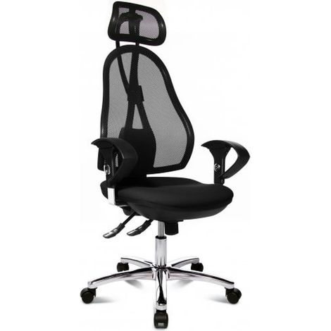 SP Topstar Chefsessel / Bürostuhl OPEN POINT SY SOMO AL.U2 chrom schwarz