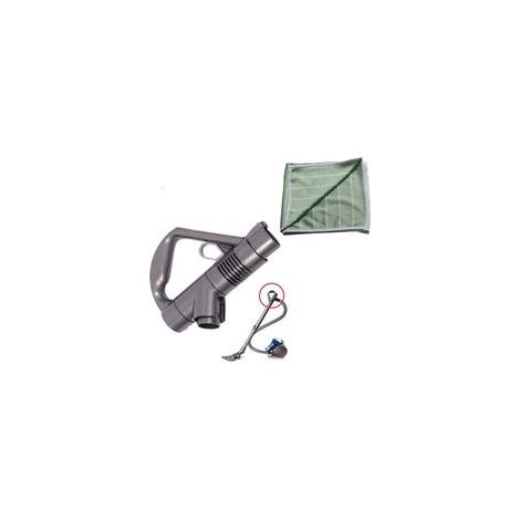 Poignée compatible pour Dyson DC33 DC19 DC52 DC29 DC26 DC36 DC37 DC46 DC33C DC48917276-01,Livré également avec un chiffon