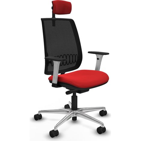 Chaise de bureau piqueras y crespo Alares noir blanc 120 kg (1/2)