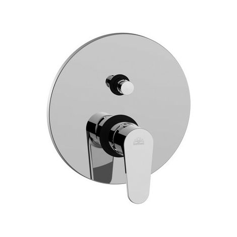 Miscelatore monoc. incasso doccia c/deviatore linea green cromo