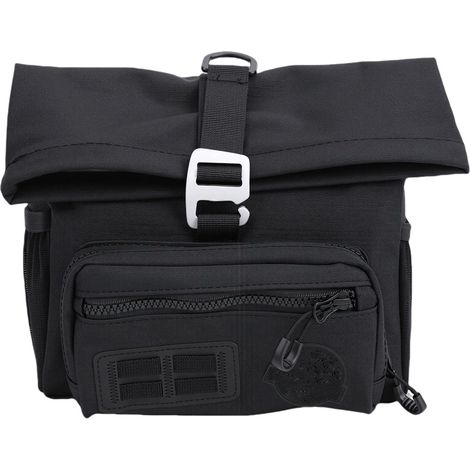 Sac de Guidon de Vélo, Pochette de Rangement Avant en Polyester 300D avec Revêtement TPU, Conception Pliante, Housse de Pluie et Bandoulière, pour Les Navetteurs à Vélo et l'utilisation de (1/5)