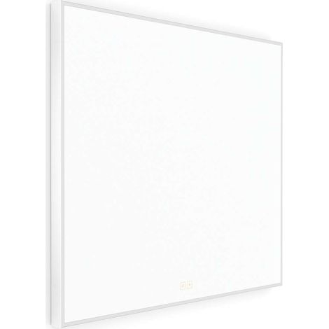 Nimco - Espejo con iluminación LED, 70x80 cm, dos sensores táctiles, blanco ZPB 13003VX-05 (1/5)