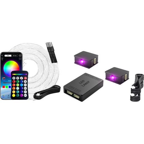 Luci a fibra ottica, opzioni di colore RGBW, installazione flessibile, 600 pezzi da 1,5 m (1/2)