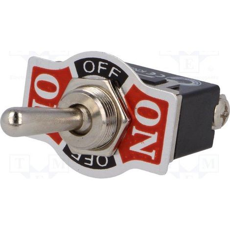 Interruptor Palanca Unipolar ON-OFF-ON 10A/250Vac 3 Posiciones