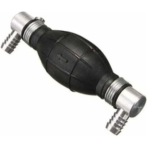 10mm Poire D'Amorcage Carburant Pompe Main Inline Bateaux Alliage Gasoil Essence Diesel Pump,Universelle Essence, Huile, Eau (1/4)