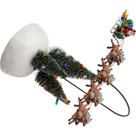 Figurine de poupée de Noël décorative en résine, aspect mignon et artisanat raffiné, embellissant l'ambiance de la maison et du jardin (W263-05) (1/3)