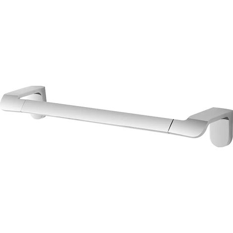 Porta asciugamani diritto 35 cm da muro in acciaio cromo Fusion (1/3)