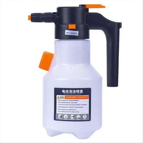 Pulvérisateur de mousse électrique portatif professionnel pour lavage de voiture, 2 L, blanc (1/5)
