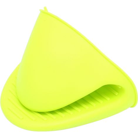 Gants de cuisine en silicone résistants à la chaleur pour four et épilation - Vert (1/5)