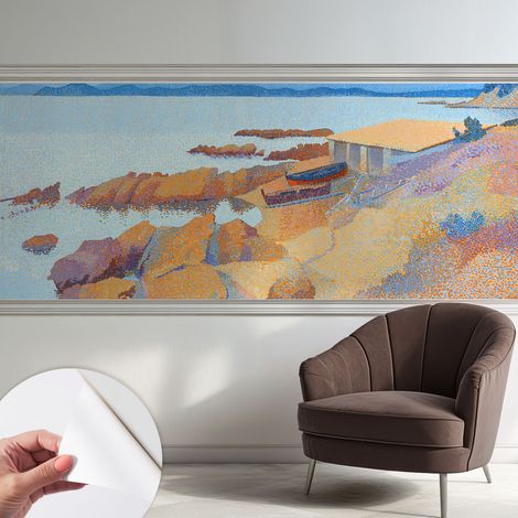Carta da parati autoadesiva - Fotomurale adesivo - soggiorno moderno - resistente - Viste marine 250x104 cm (1/5)