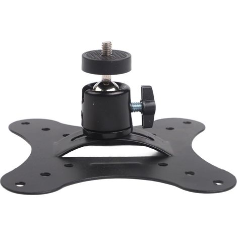 Support Projecteur Mural Métal Rotation 360° 1/4 Support Projecteur