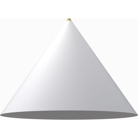 Paralume da sospensione bianco-oro cono 50cm Nowodvorski Zenith L