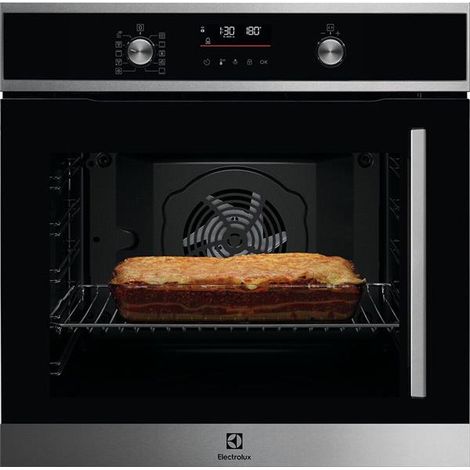 Electrolux – Four électrique pyrolyse 72L – Classe A+ – Autonettoyant – Cuisson par convection – Design intégré acier inoxydable (1/3)