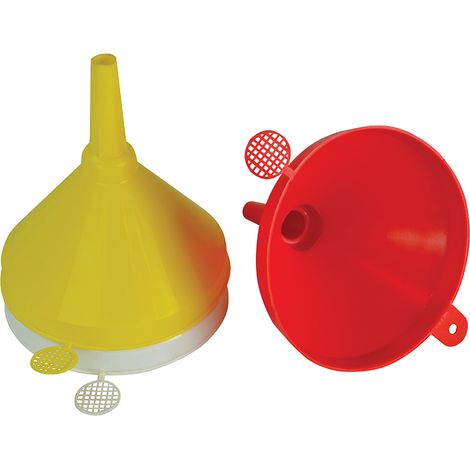 Faithfull AGT7801 Plastic Funnel 150mm Set, 3 Piece FAIAUFUNNEL3 (1/2)